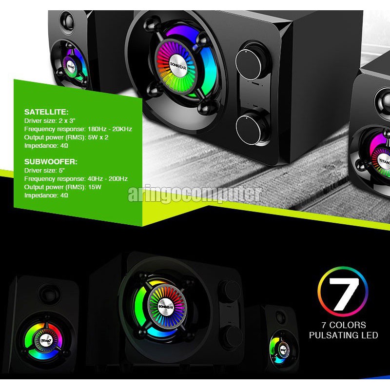 Speaker Sonic Gear Titan 7 BTMI