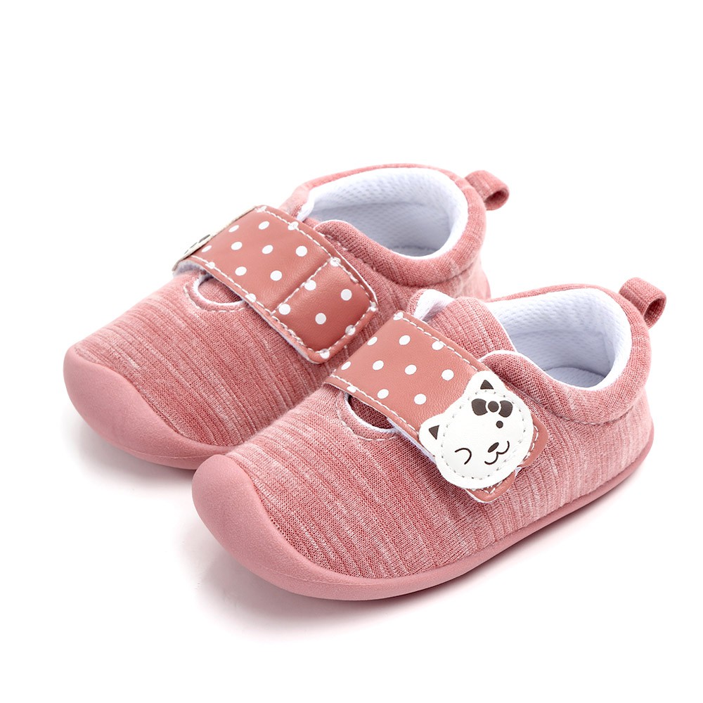 Sepatu Flat Anak Perempuan Import - Sepatu Toddler Pink W099