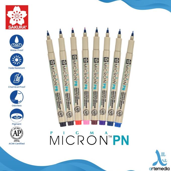 

gunturputra39 Drawing Pen Sakura Pigma Micron PN Pigment Ink Pulpen Gambar TERLARIS TERPERCAYA ORIGINAL