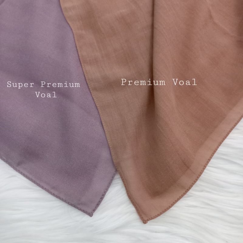 Basic Voal Hijab Segiempat Premium Voal by Mallow Hijab-1
