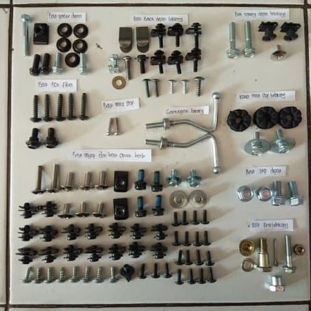 promo baut lengkap full body motor supra x125 /2002-2006