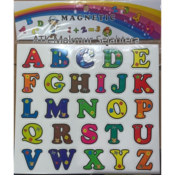 Mainan Edukasi Magnet Huruf Alfabet / Abjad