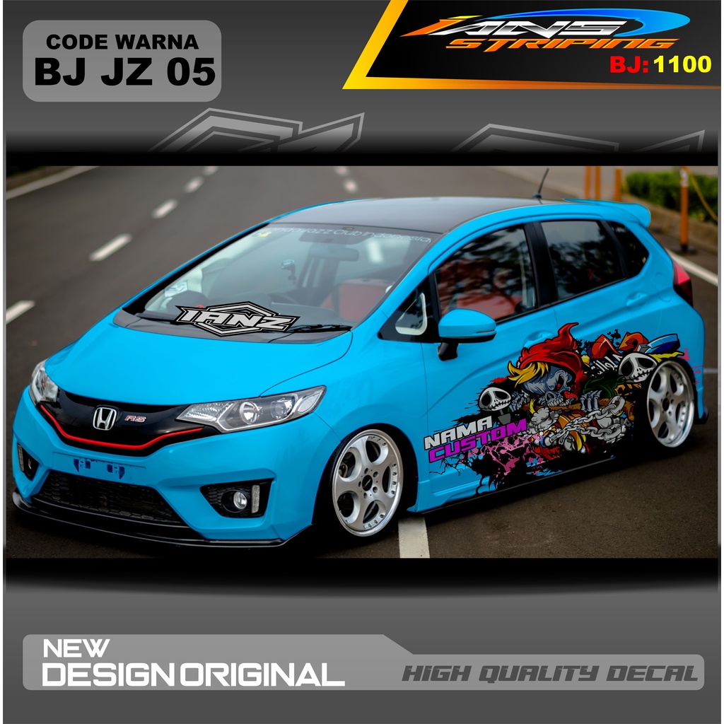 STICKER DECAL MOBIL JAZZ / STIKER MOBIL BRIO / DECAL STIKER MOBIL SWIFT / STIKER MOBIL TOYOTA / DECAL STICKER MOBIL / STIKER YARIS AYLA