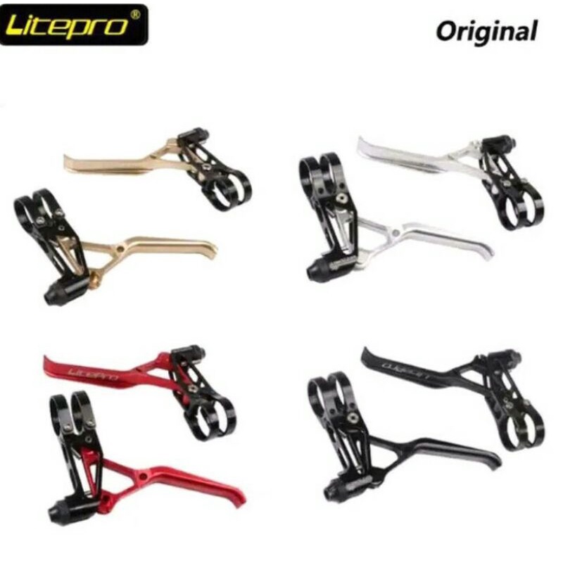 Handle Rem Alloy Litepro Sepeda Lipat