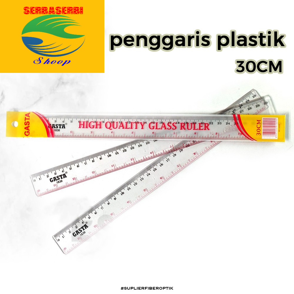 

Penggaris Murah Gasta 30 cm PCS Murah / Penggaris GASTA 30 cm PG-1830 / Penggaris Plastik / Ruler