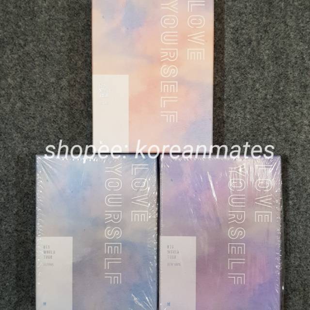 BTS Love Yourself LY Tour Seoul New York NY Europe EU DVD/Album Only NO PC/Photocard