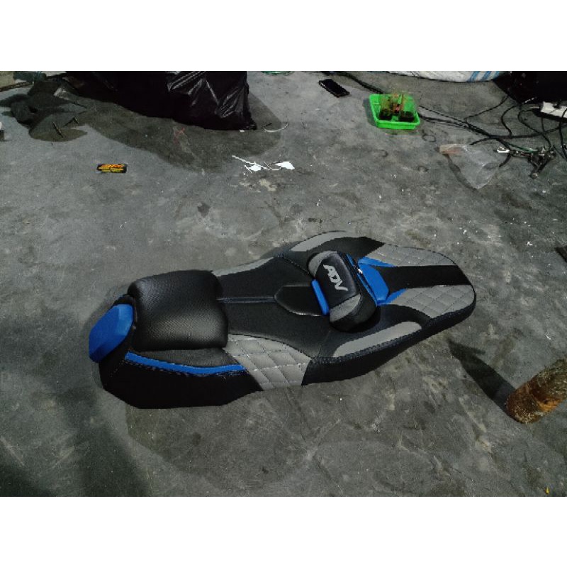JOK MOTOR ADV 150 MODIFIKASI FULL KULIT MBTECH-JOK MODIFIKASI MODEL COBRA HONDA ADV KULIT MBTECH