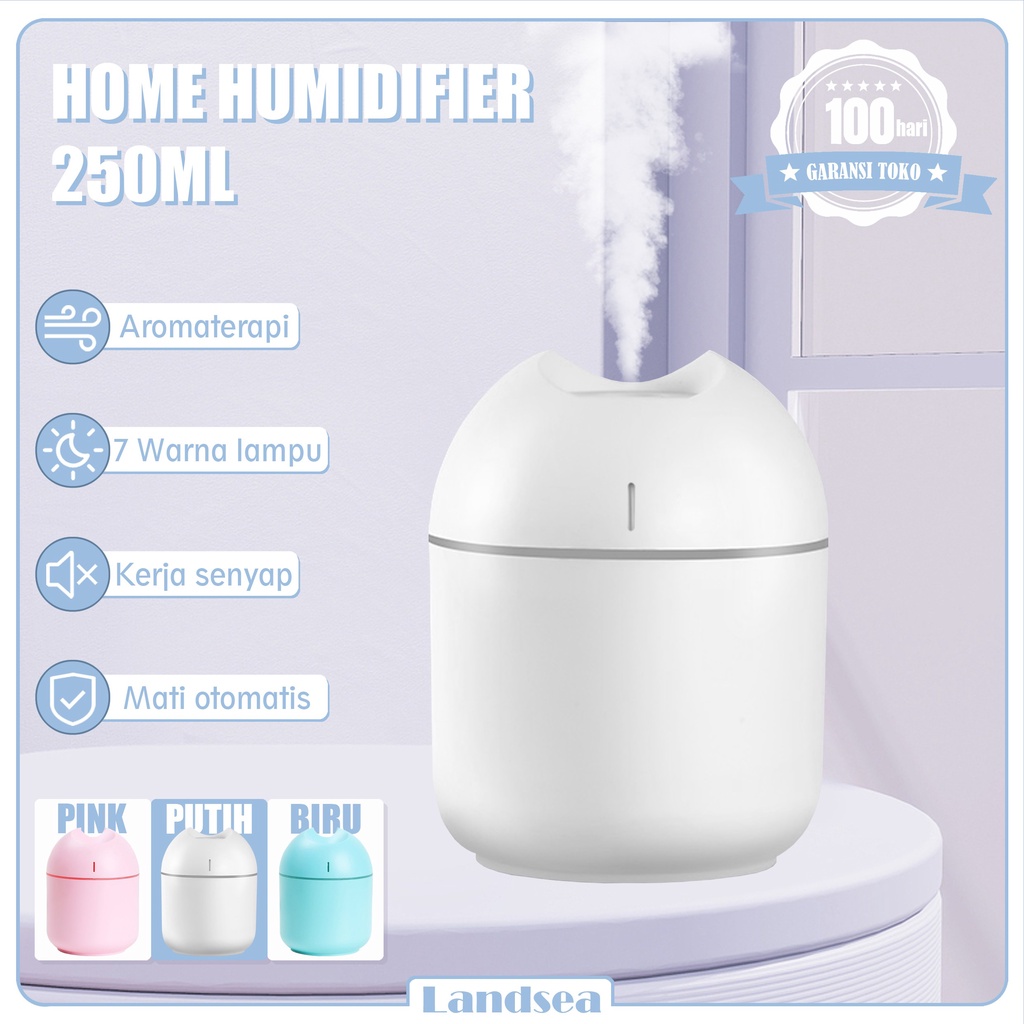 Landsea Humidifier Air 250ml Diffuser Aroma - Pelembab Udara - Terapkan ke Essential oil