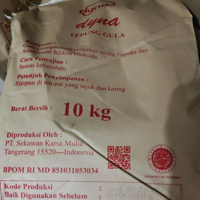 gula halus Dyna kiloan