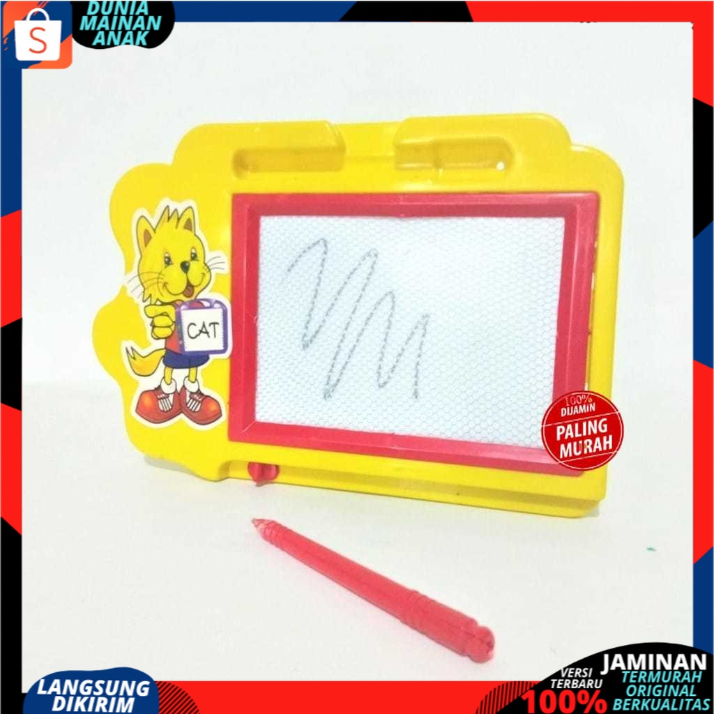 Mainan Anak Drawing Board Magnetic Papan Tulis Magnetik Hapus Gambar Dan Menulis Edukasi