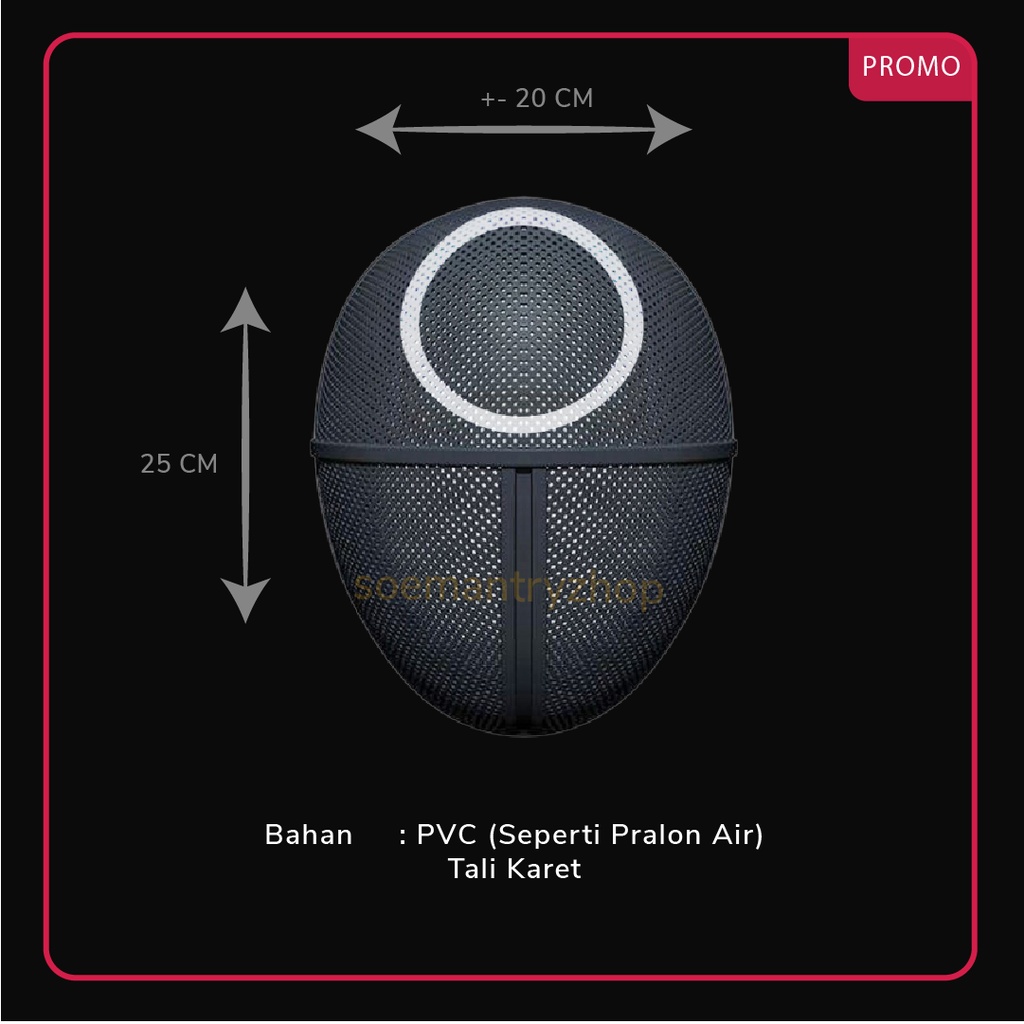 Topeng Squad Game Lingkaran mainan anak murah meriah