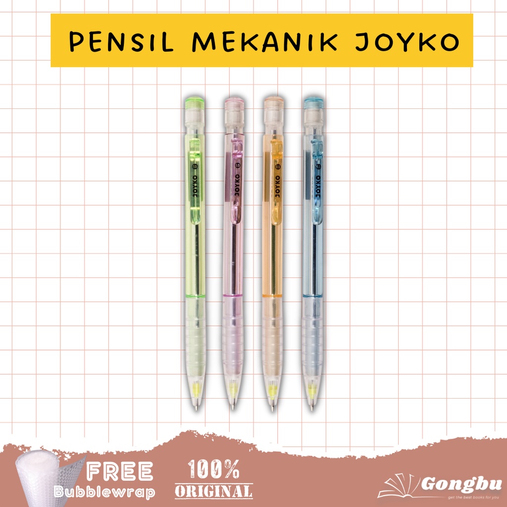 

JOYKO PENSIL MEKANIK / MECHANICAL PENCIL 0.5mm (ECER) ORIGINAL