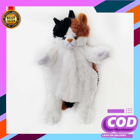 Tas Selempang & Bahu Wanita Tas Bulu Selempang Bahu Boneka Tas Kepala Beruang Tas Ransel Kucing Pand