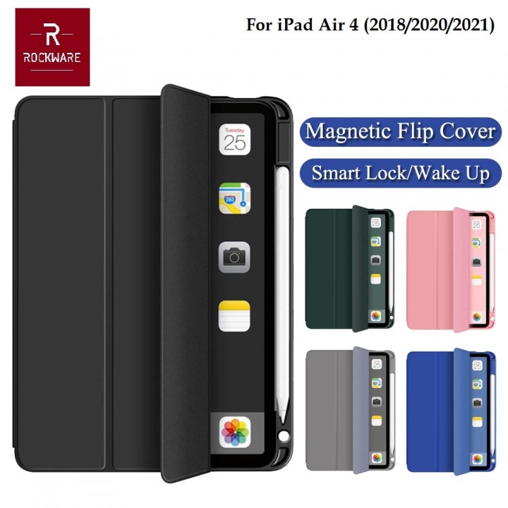 T26 ROCKWARE RW-TM11 - Flip Cover Case for iPad Air 4 10.9 2018-2021