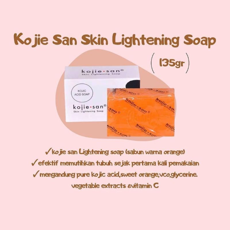 Kojie San Kojic Lightening Soap 45gr / 65gr / 135gr | Kojie San Dreamwhite &amp; Hydromoist 65gr / 135gr