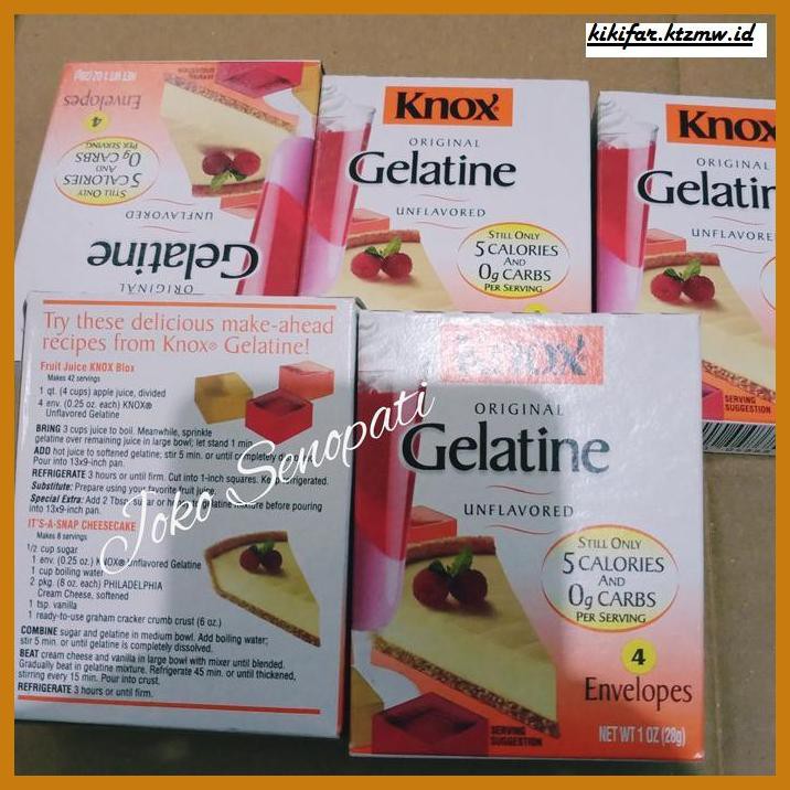 

Redwop-Gnikab- Knox Gelatine Original -Hallall.