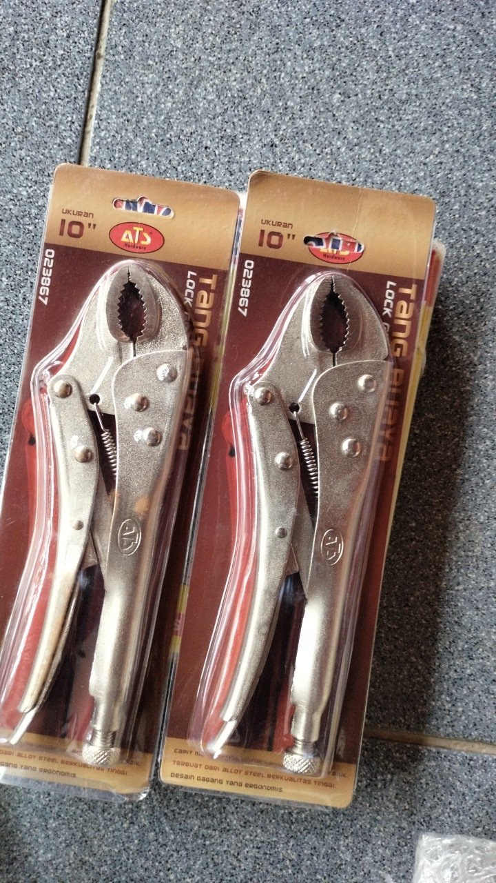 Tang Buaya 10 Inch - Lock Grip Pliers By Ats
