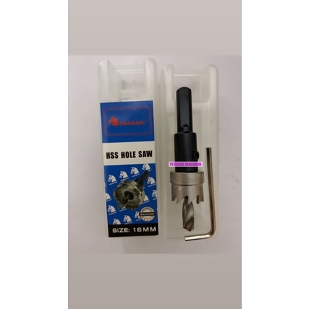 MATA BOR HOLESAW HSS MASSAKI / MATA BOR BESI KUGEL / MATA BOR PELUBANG BESI
