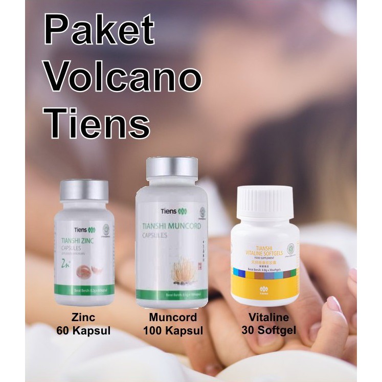 Obat Kuatt Herbal Pria Jamu Kuatt Pria Kapsul Cordyceps Paket Volcano Asli Original Tiens Tianshi