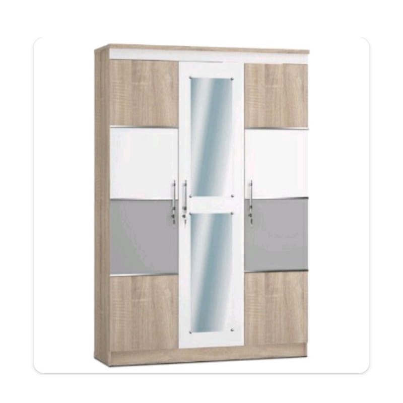 LEMARI PAKAIAN OLYMPIC NAVARO 3PINTU READY SAMARINDA