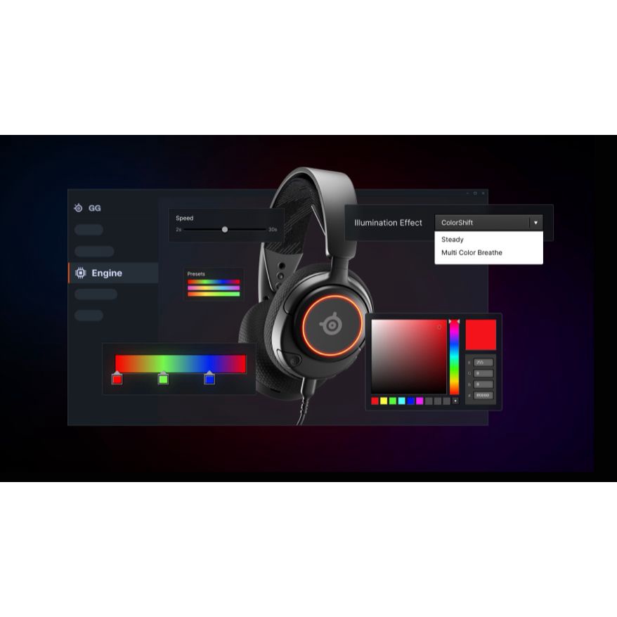 Steelseries Arctis Nova 3 RGB Wired - Headphone Gaming - Ultra Lightweight - Garansi Resmi 1 Tahun