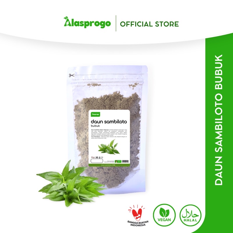 

Alasprogo Daun Sambiloto Bubuk / Bitter Leaf Powder