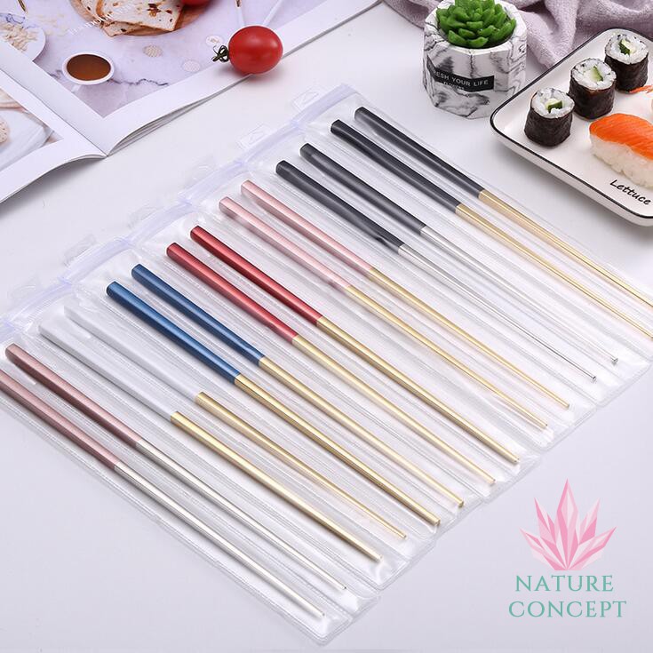 Sumpit LUXURY Stainless Steel High Quality bahan 304 Chopstick