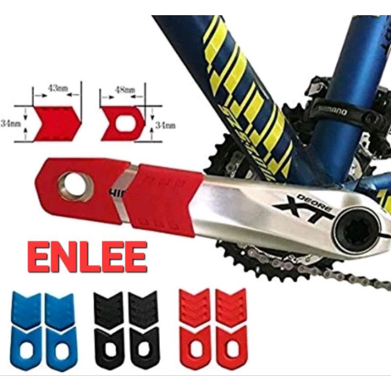 Enlee Pelindung Crank Sepeda Arm Crank Cover Protector