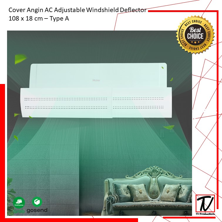 Cover Angin Ac Adjustable Air Conditioner Windshield Deflector 113x16cm Dan 108x18cm-mistytools