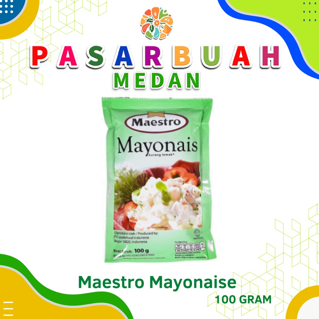 

Distributor Maestro Mayonaise 100 Gram - Pasar Buah Medan