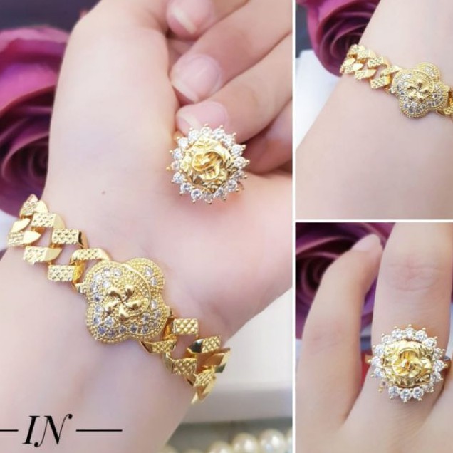 Xuping Set Gelang dan Cincin P172