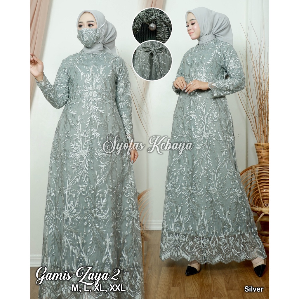 GAMIS BUSUI NAMIRA/TILE FULL BRUKAT MUTIARA/SIZE S M/L/XL/XXL/DRESS KONDANGAN/GAMIS BRUKAT/TILE BRUKAT/DRES MODERN/DRES PESTA DAN WISUDA/GAMIS MODERN/GAMIS PESTA DAN WISUDA