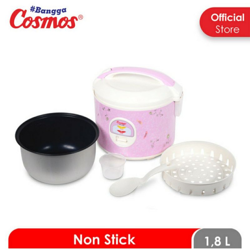 Rice Cooker Cosmos CRJ 3301 1,8 Liter 3 in 1 Magic Com Cosmos 3301 Penanak Nasi Cosmos CRJ-3301