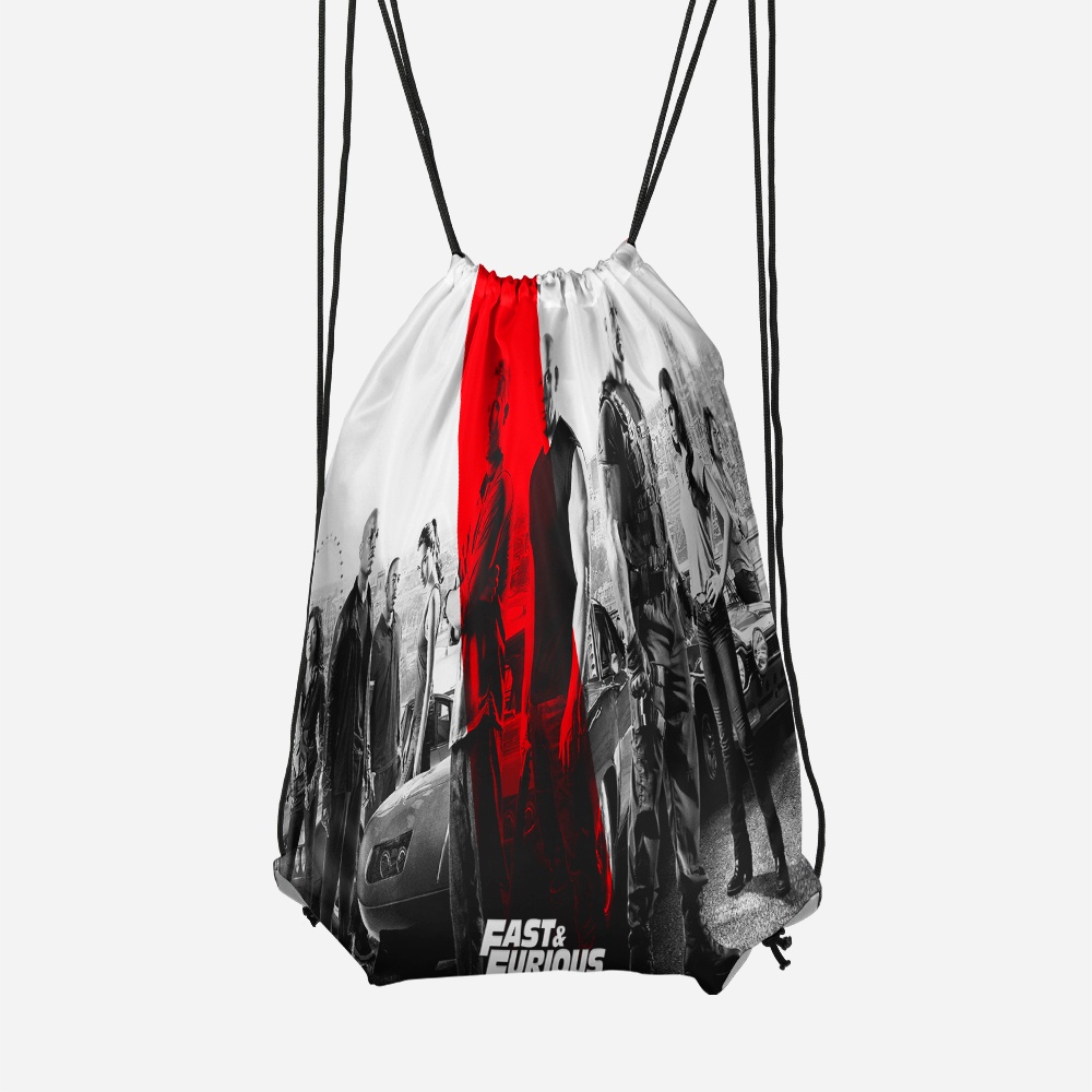 Tas serut String bag Tas Punggung Fast & Furious 9 3D Fullprint Terbaru dan Termurah Art 10
