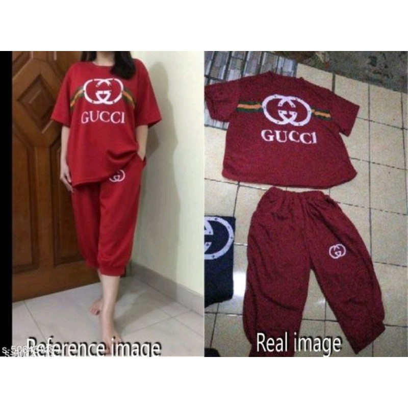SETELAN JUMBO WANITA GUCCI
