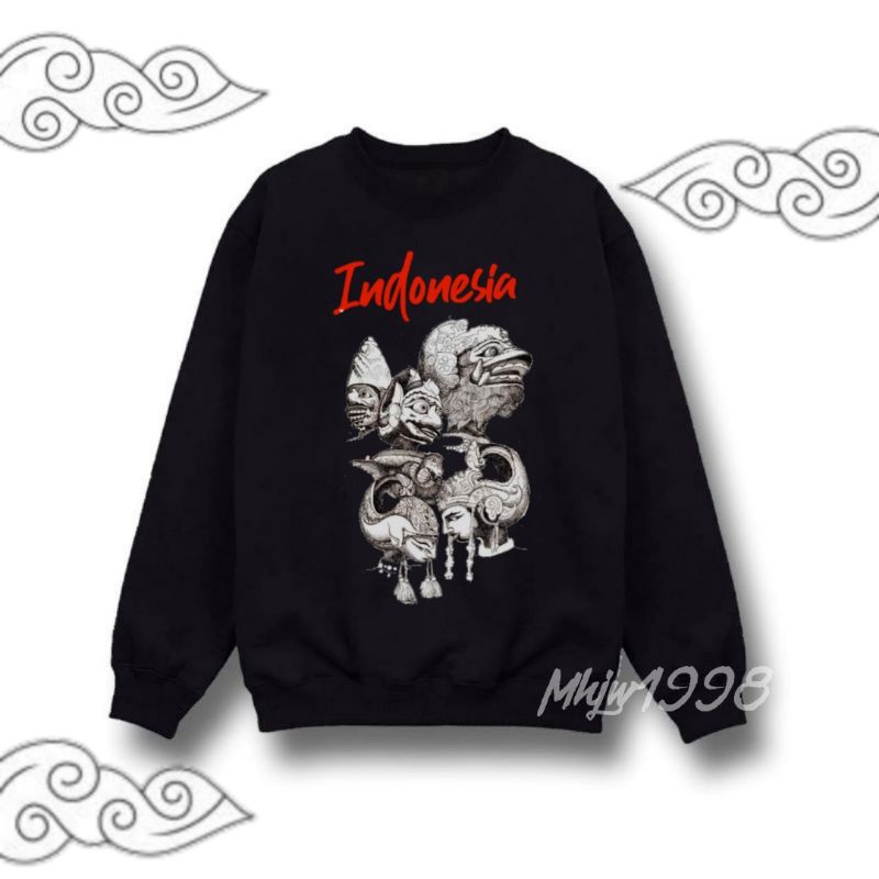 Sweater Pria Wanita Wayang/Crewneck Pria Wanita Wayang/Jaket wayang/Switer Wayang/Crewnek Wayang/Jak