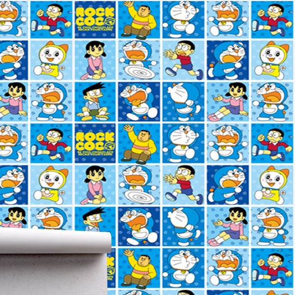 Wallpaper dinding 3d kamar tidur / Wallpaper dinding kamar tidur anak wallstiker Karakter Lucu Ukuran 45Cmx5M / 10M Termurah-GH174-5M