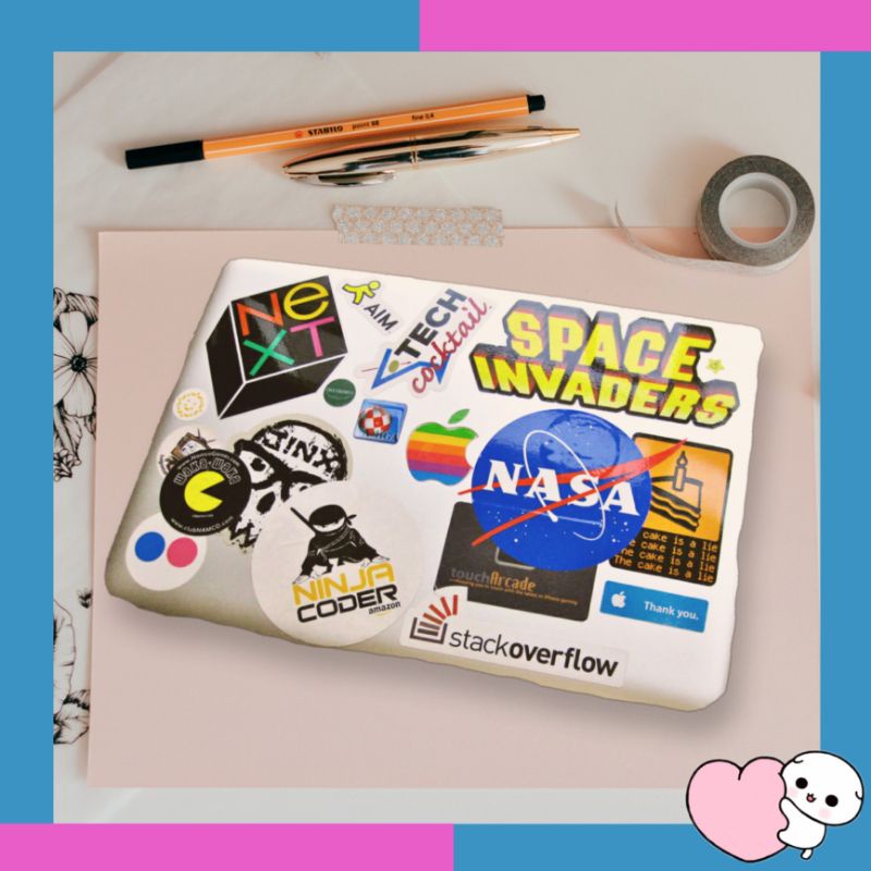 

stiker aesthetic laptop stiker aesthetic