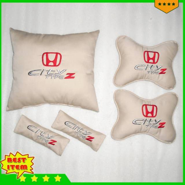 Bantal mobil Honda City type Z aksesoris interior mobil Honda City typeZ