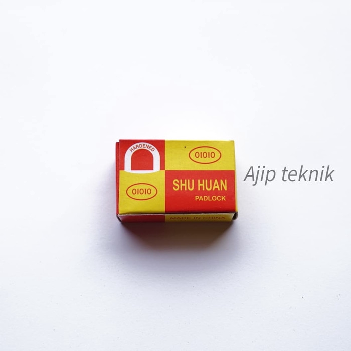 Gembok 25mm Kecil Mini Murah Kuningan Shu Huan