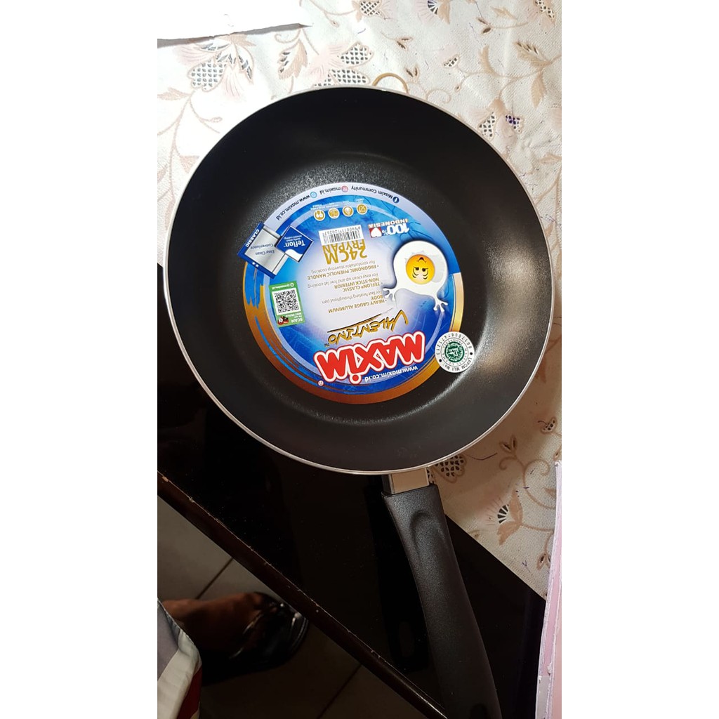 Maxim Valentino Fry Pan Penggorengan Teflon 24Cm