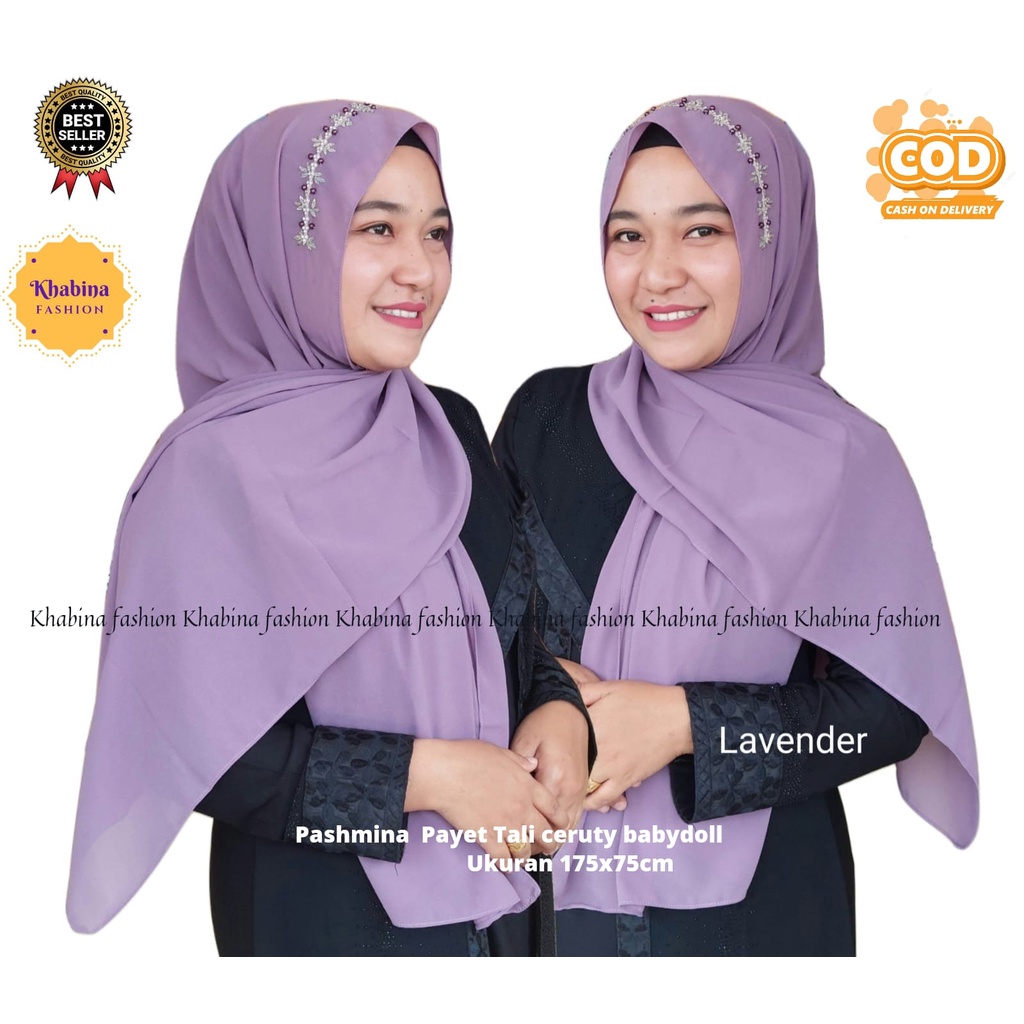 PASMINA TALI PAYET BUNGA/HIJAB PASHMINA PAYET TERBARU/PASHMINA PAYET/PASMINA TERBARU/HIJAB TERLARIS