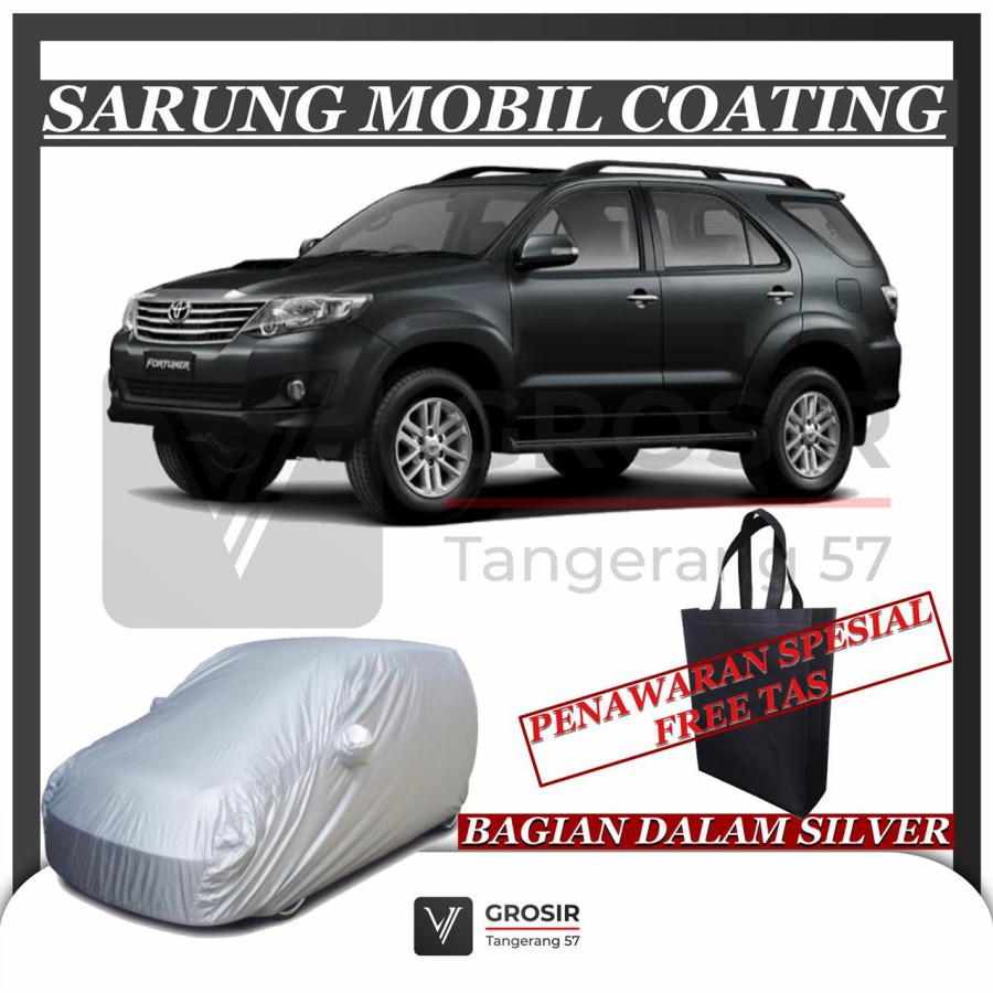 SARUNG MOBIL FORTUNER VNT TURBO COATING BODY COVER FORTUNER VNT TURBO