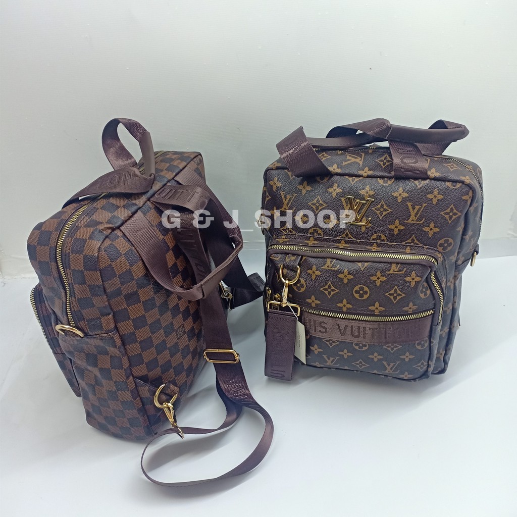 Rangsel LV / Tas Rangsel Wanita / Rangsel Wanita Full Hembos (kantong lisban)