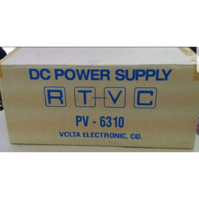 RTVC PV-6310 DC POWER SUPPLY 60 AMPERE BARU PV6310 60A