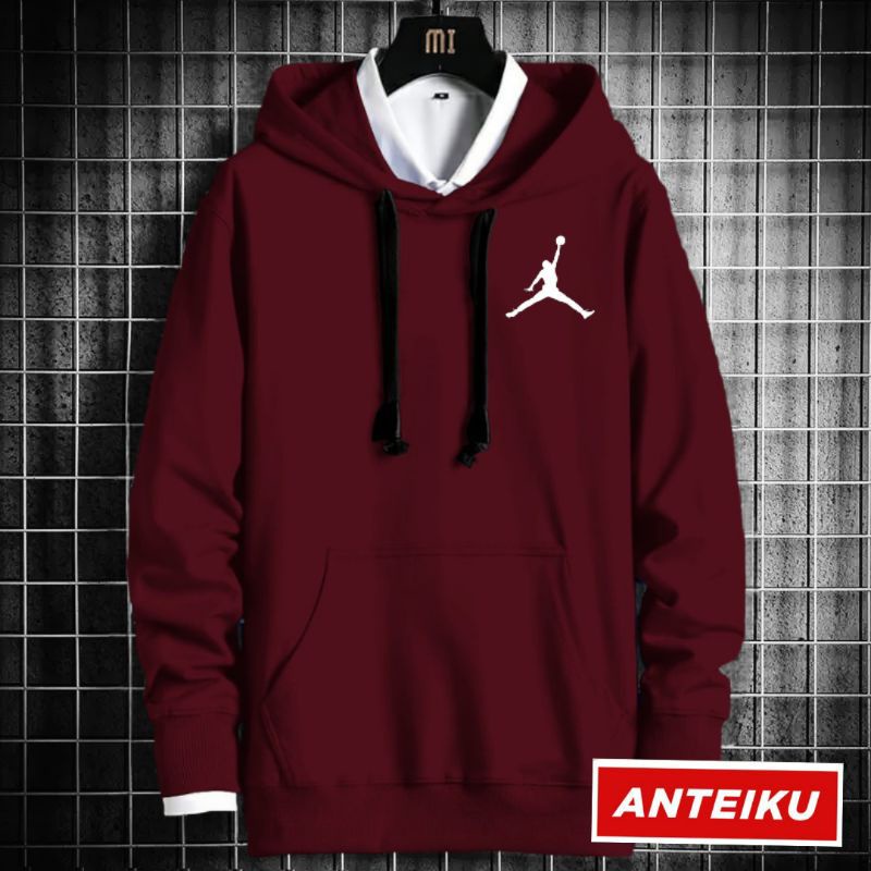 SWEATER HOODIE UNIQLO JORDAN X KAWS PULLOVER JAKET HOODIE UNIQLO JORDAN X KAWS PREMIUM FLECEE-3