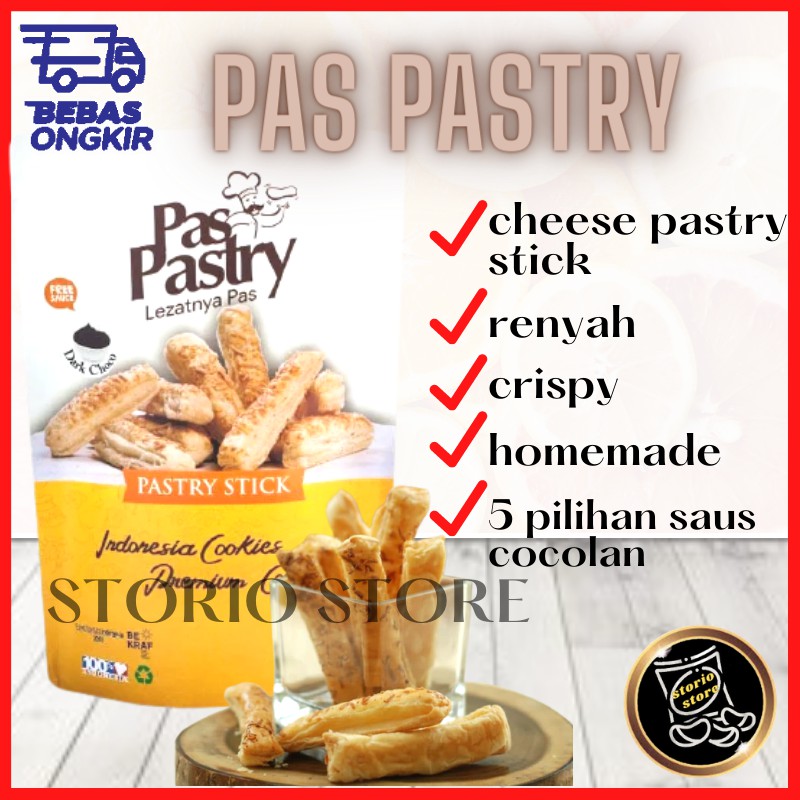 Cheese Pastry Stick Stik Homemade Pas Pastry Premium Indonesia Cookies
