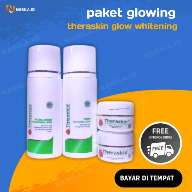 PAKET GLOWING THERASKIN GLOW WHITENING THERASKIN GLOWING