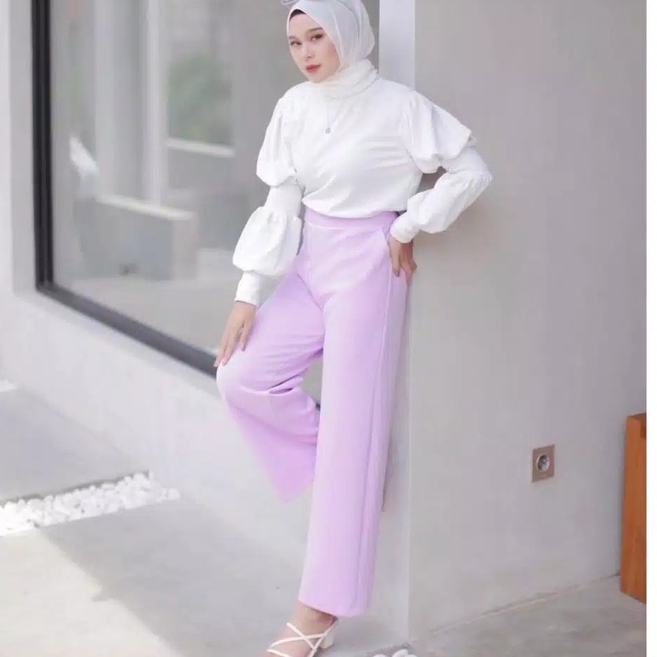 NOVA KULOT POLOS SCUBA BY KANAYIE STORE-LILAC