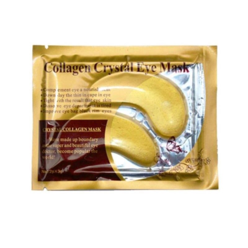 MASKER MATA 1PASANG - CRYSTAL COLLAGEN GOLD POWDER EYE MASK